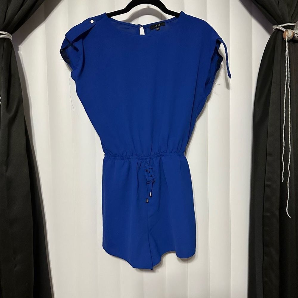 Iris Royal blue romper